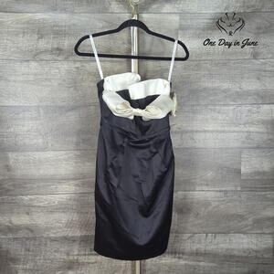 David's Bridal Sleeveless Formal Mini Dress Size 4